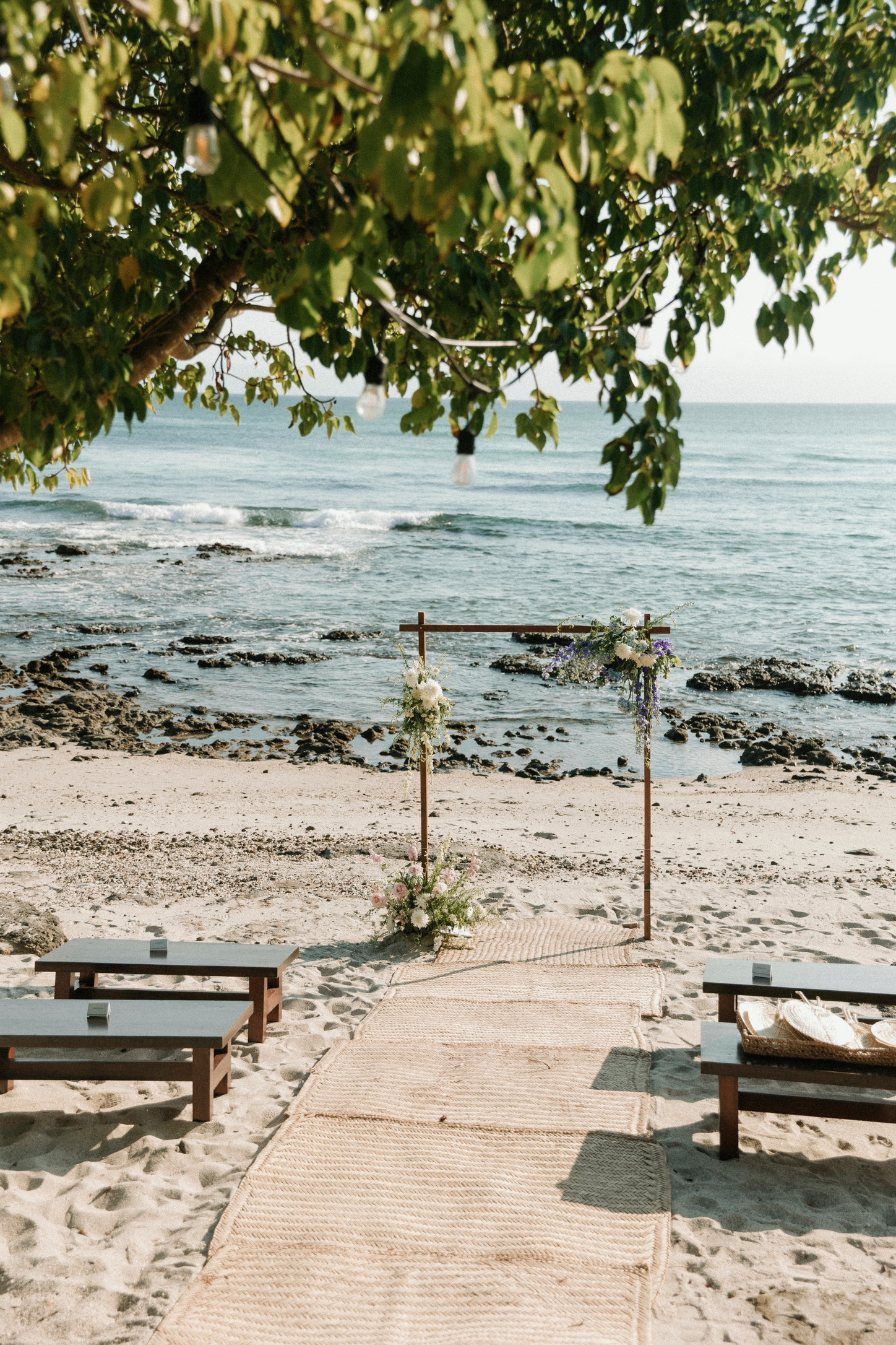 Beachfront ceremony